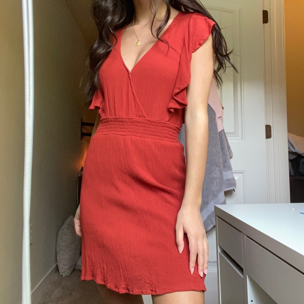 Forever 21 Brick Red Dress